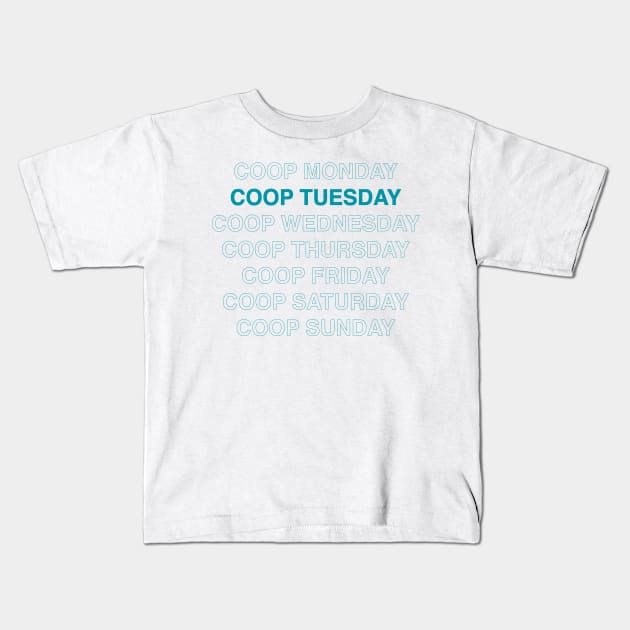 Coop Everyday Kids T-Shirt by LFariaDesign